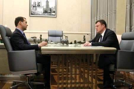 Состоялась рабочая встреча премьер-министра РФ Дмитрия Медведева и губернатора Александра Никитина 
